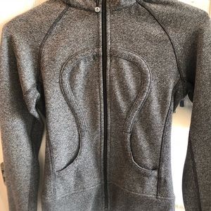 Gray lululemon zip up jacket